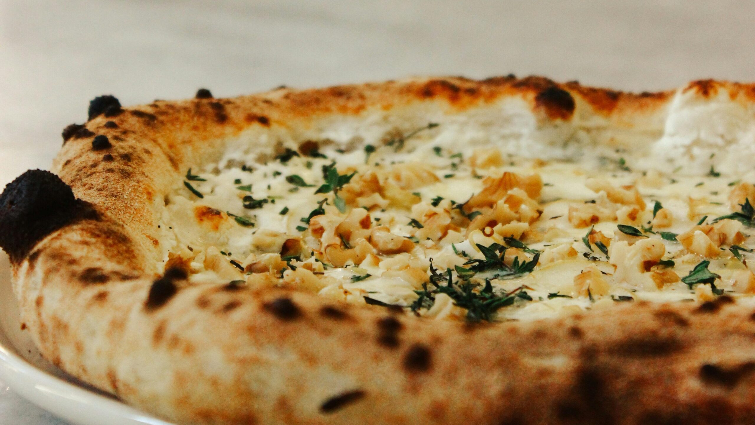 Pizza chèvre et miel 🍯